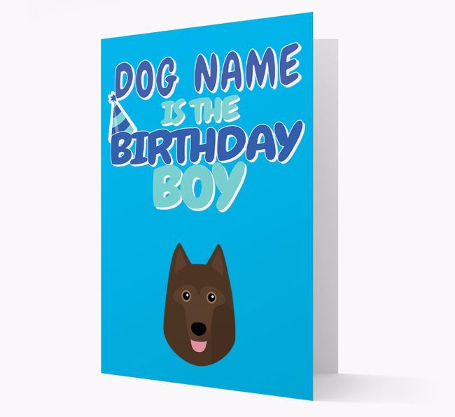 'Birthday Boy' Card with {breedFullName} Icon